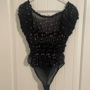 Free People Bodysuit Floral